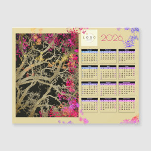 Carte Magnétique Calendrier magnétique d'entreprise Bruin tree 2026