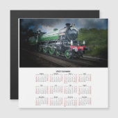 Carte Magnétique Calendrier magnétique du train à vapeur Royal Wind (Devant / Derrière)