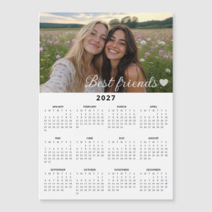Carte Magnétique Calendrier magnétique personnalisé avec photo des