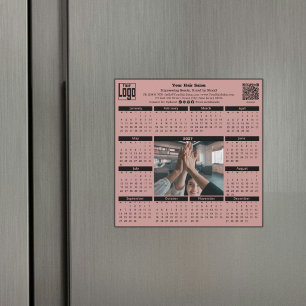 Carte Magnétique Calendrier magnétique QR-code photo d'équipe moder