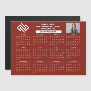 Carte Magnétique Calendrier magnétique sur mesure pour l'entreprise