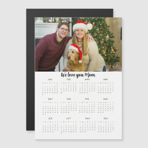 Carte Magnétique Calendrier mignon photo personnalisée