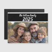 Carte Magnétique Calendrier photo famille 2025 (Devant / Derrière)