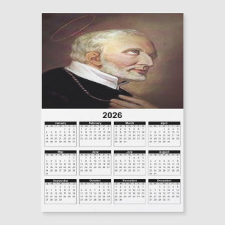 Carte Magnétique Calendrier Saint Alphonse Liguori 2026
