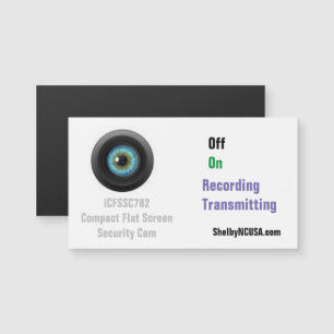 Carte Magnétique Cam Compact Flat Screen Security ShelbyNCUSA.com