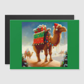 Carte Magnétique Camel de Noël 2 (Devant / Derrière)
