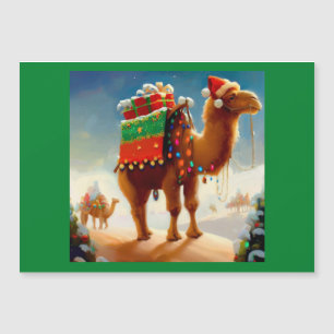 Carte Magnétique Camel de Noël 2
