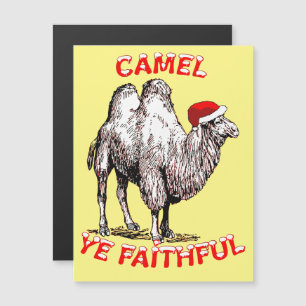 Carte Magnétique Camel Ye Fidèle Fun Pun Conception de vacances