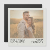 Carte Magnétique Caméra instantanée Retro Photo Enregistrer l'aiman (Devant / Derrière)