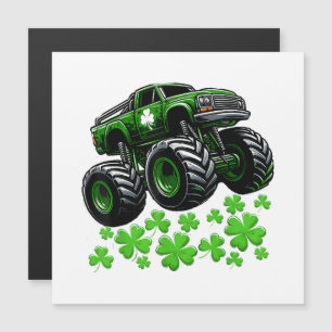 Carte Magnétique Camion Monstre St Patrick Jour Irlandais Chanceux