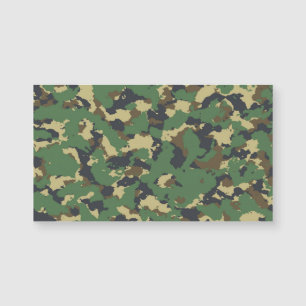 Carte Magnétique Camo vert