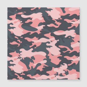 Carte Magnétique Camouflage rose : Motif Vintage classique