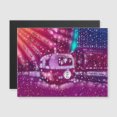 Carte Magnétique Camper Retro Hippie Vous Avez Ce Inspirant (Devant / Derrière)