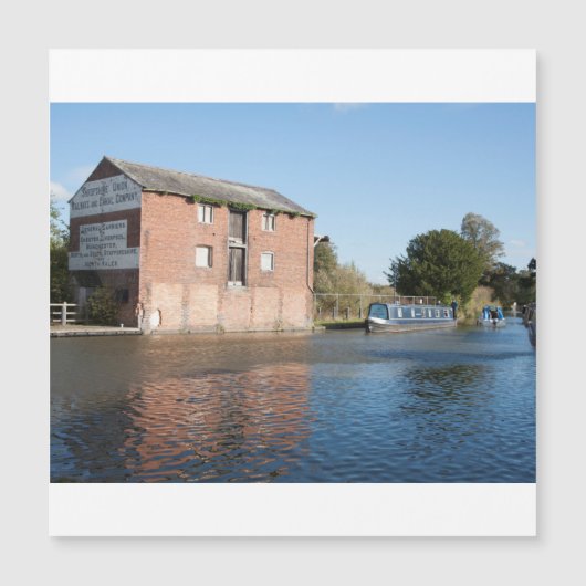 Carte Magnétique Canal de Llangollen Ellesmere Angleterre (Devant)