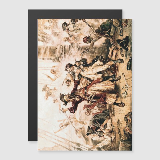 Carte Magnétique Capture, Barbe noire pirate, Revenge de la reine A (Devant / Derrière)