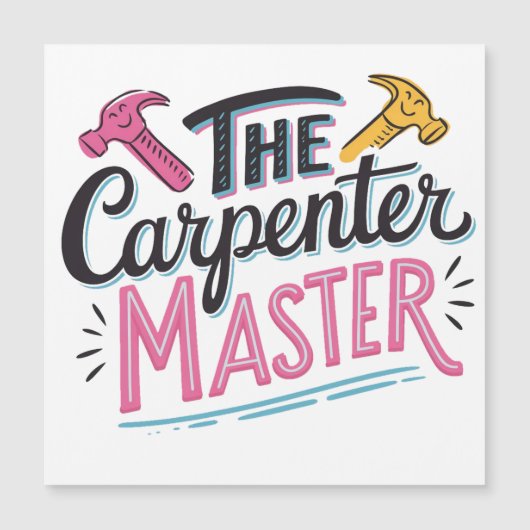 Carte Magnétique Carpenter job master  (Devant)