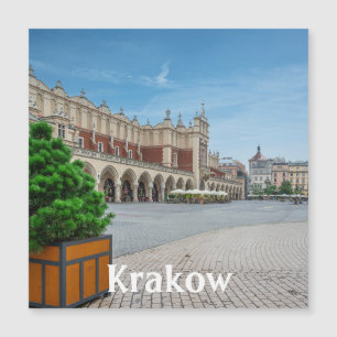 Carte Magnétique Carré principal dans la vieille ville de Cracovie,
