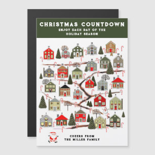 Carte Magnétique Cartes-cadeaux créatives pour les fêtes de Noël