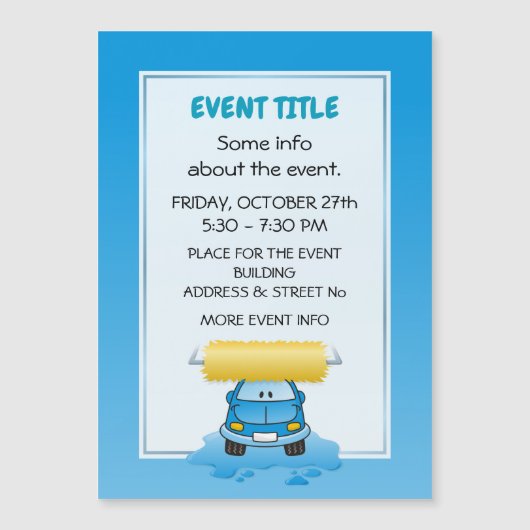 Carte Magnétique Carwash (Devant)