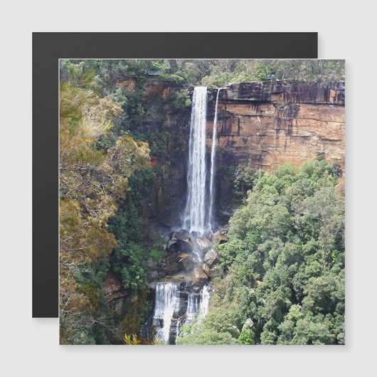 Carte magnétique Cascade de la nature à Fitzroy Fa (Devant / Derrière)