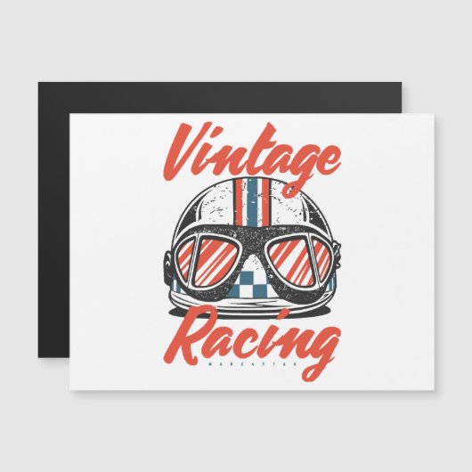 Carte Magnétique Casque de course (Devant / Derrière)