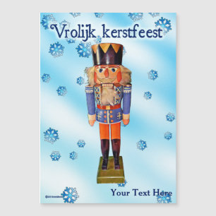 Carte Magnétique Casse-Noisette Allemand - Vrolijk kerstfeest