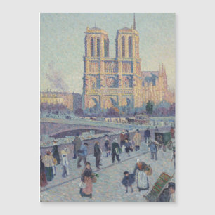 Carte Magnétique Cathédrale Notre-Dame Paris France Peinture classi