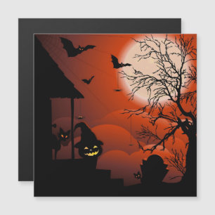 Carte Magnétique Cauchemar de nuit sanglante d'Halloween