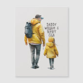 Carte Magnétique Caution père et fille (3) (Devant)