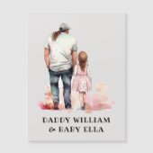 Carte Magnétique Caution père et fille (6) (Devant)