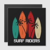 Carte Magnétique Cavaliers du surf (Devant / Derrière)