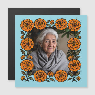 Carte Magnétique Cempasúchil Autel d'offrande Jour des Morts