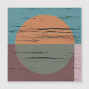 Carte Magnétique Cercle Orange Et Vert