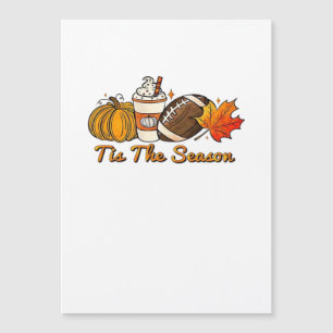 Carte Magnétique C'est la saison Thanksgiving Feuille Épice Footbal