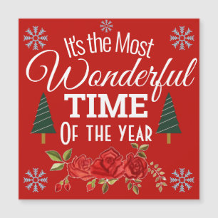 Carte Magnétique C'est le moment le plus merveilleux de l'année