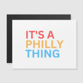 CARTE MAGNÉTIQUE C'EST UN TRUC DE PHILLY (Devant / Derrière)