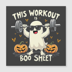 Carte Magnétique Cet Exercice Est Boo Sheet Éffrayant Halloween Fit