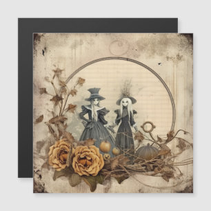 Carte Magnétique Chariot Halloween vintage (12)