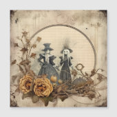 Carte Magnétique Chariot Halloween vintage (12) (Devant)