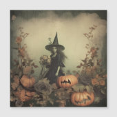 Carte Magnétique Chariot Halloween vintage (3) (Devant)