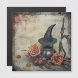 Carte Magnétique Chariot Halloween vintage (8)