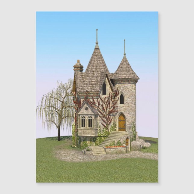 Carte Magnétique Château de conte de fées (Devant)