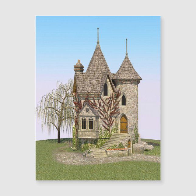 Carte Magnétique Château de conte de fées (Devant)