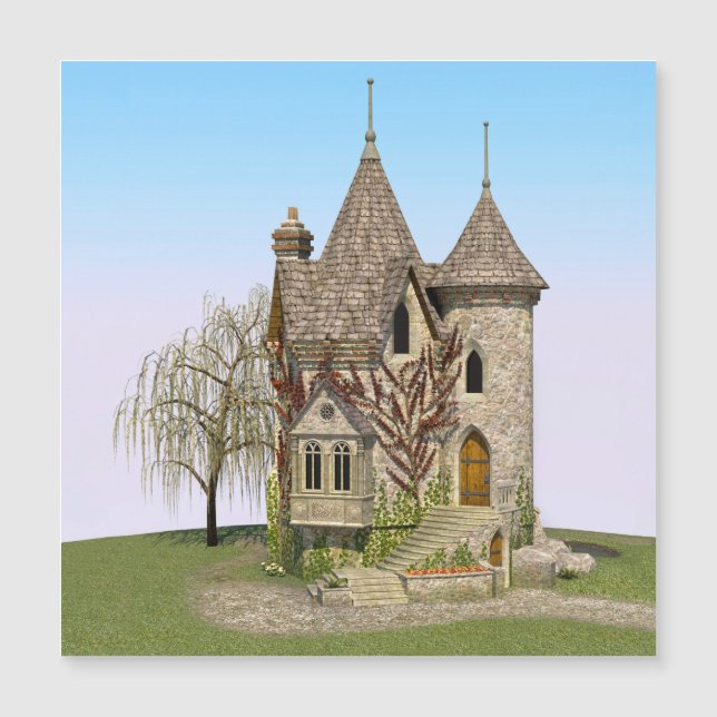 Carte Magnétique Château de conte de fées (Devant)