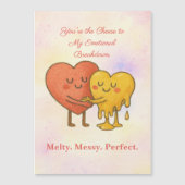 Carte Magnétique Cheesy Love & Laughs - Funny Magnetic Card (Devant)