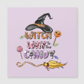 Carte Magnétique Chemin de sorcière vers le bonbon (Devant)