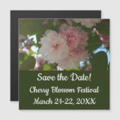 Carte Magnétique Cherry Tree I Spring Floral (Devant / Derrière)