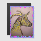 Carte Magnétique Chèvre (Devant / Derrière)