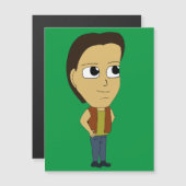 Carte Magnétique chibi (Devant / Derrière)