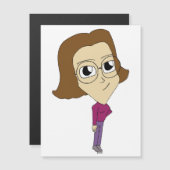 Carte Magnétique chibi (Devant / Derrière)